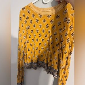 Free people long sleeve crop